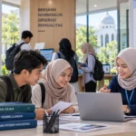 calon mahasiswa mengikuti proses pendaftaran kuliah di Aceh Tenggara
