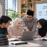 mahasiswa mengikuti pembelajaran Islam adaptif berbasis teknologi