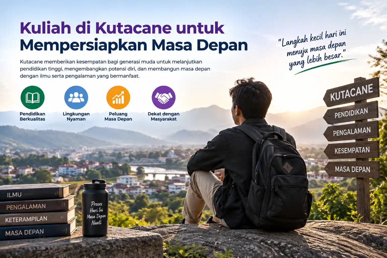 mahasiswa mempersiapkan masa depan melalui pendidikan tinggi di Kutacane